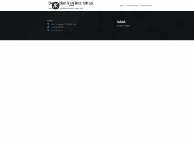adeck.se snapshot