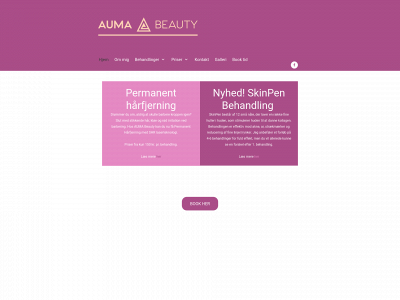 auma-beauty.dk snapshot