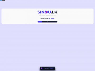 sindu.lk snapshot