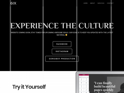 culture6ix.com snapshot