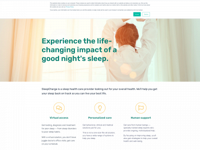 sleepcharge.com snapshot