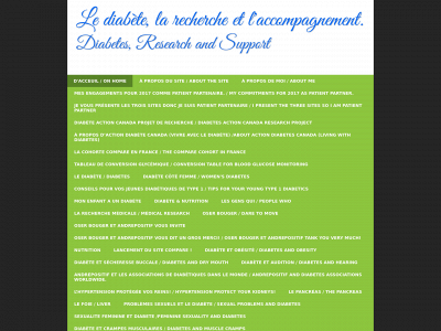 le-diabete-la-recherche-et-laccompagnement.com snapshot
