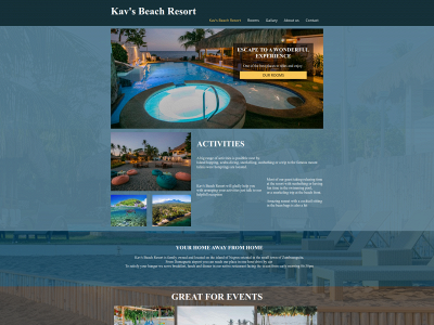 kavsbeachresort.com snapshot