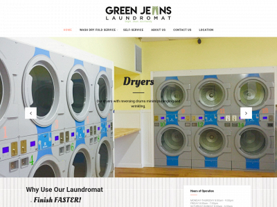 greenjeanswash.com snapshot