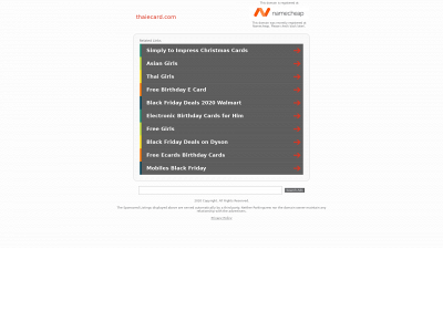 thaiecard.com snapshot