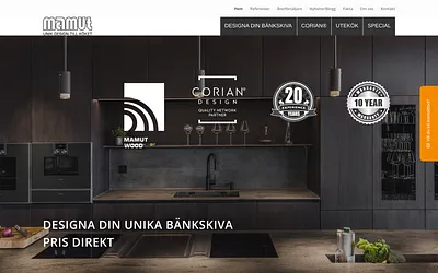 mamutdesign.se snapshot