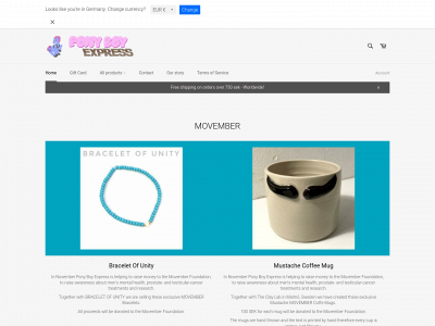 ponyboyexpress.com snapshot