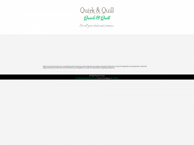 thequirkandquill.com snapshot