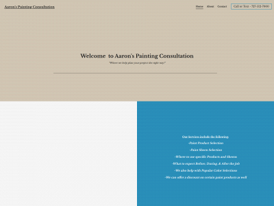 aaronspaintingconsultation.com snapshot