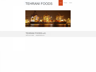 tehranifoods.com snapshot