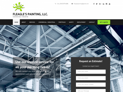 fleaglespainting.com snapshot
