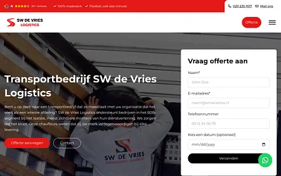 swdevrieslogistics.nl snapshot