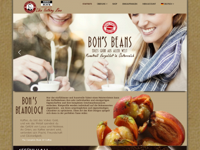 bohsbeans.com snapshot