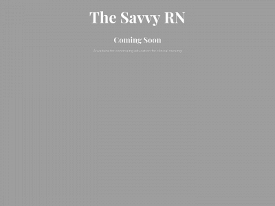 thesavvyrn.org snapshot