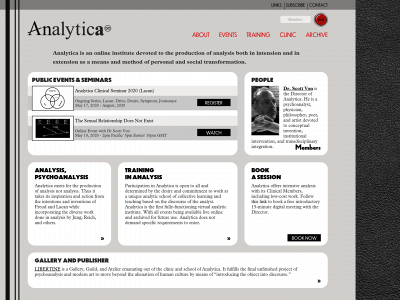 analytica.org snapshot