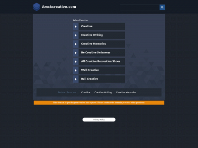 amckcreative.com snapshot