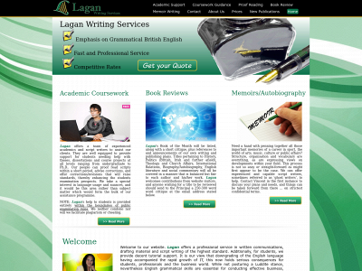 laganwritingservices.co.uk snapshot