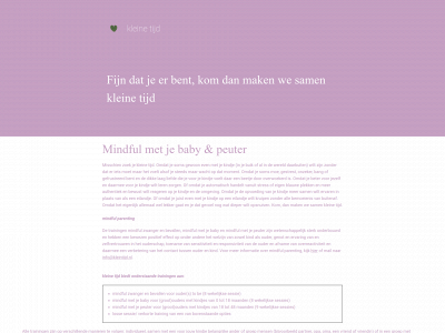 kleinetijd.nl snapshot