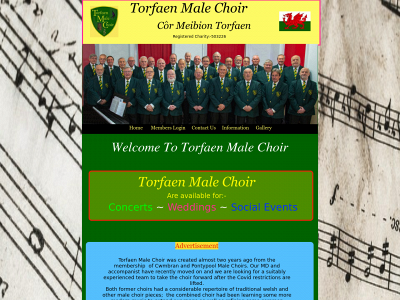 torfaenmalechoir.wales snapshot