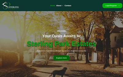sterlingparkestates.com snapshot