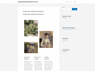 ineedawebsiteplease.com snapshot