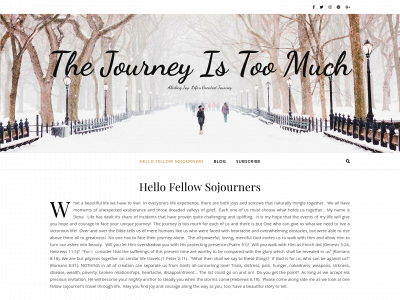 thejourneyistoomuch.com snapshot