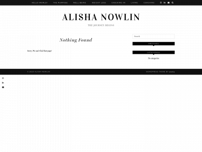 alishanowlin.com snapshot
