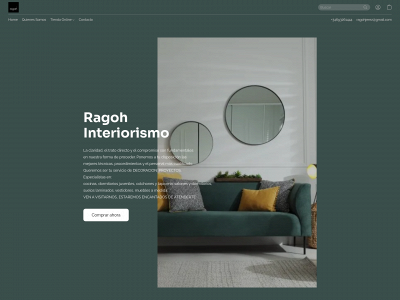 ragohinteriorismo.com snapshot