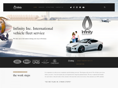 infinity-int.com snapshot