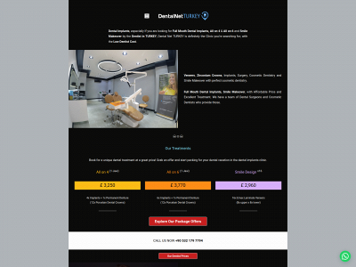 dentalnetturkey.com snapshot