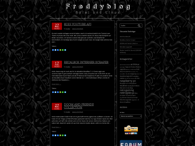 freddyblog.de snapshot
