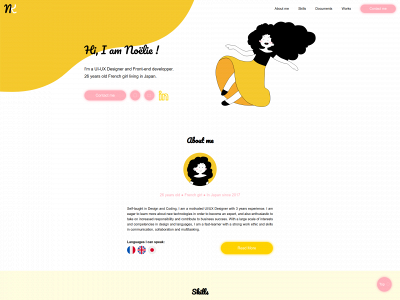 noeliekaroumportfolio.com snapshot