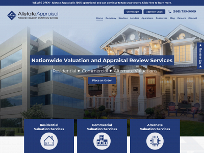 allstateappraisal.net snapshot