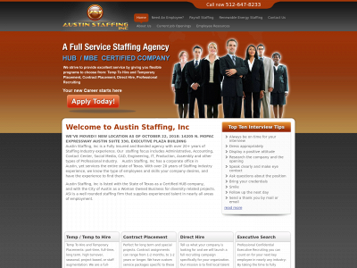 austinstaffing.net snapshot