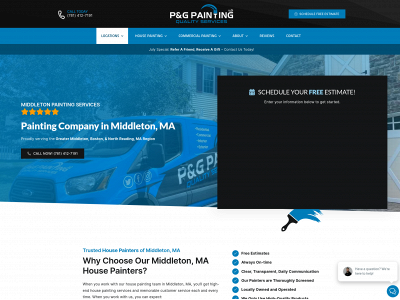 pg-painting.com snapshot