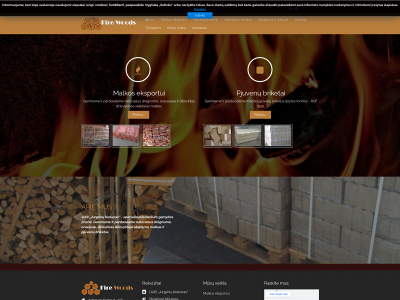 firewoods.lt snapshot