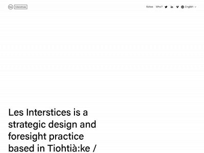 lesinterstices.com snapshot