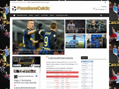passionecalcioweb.one snapshot