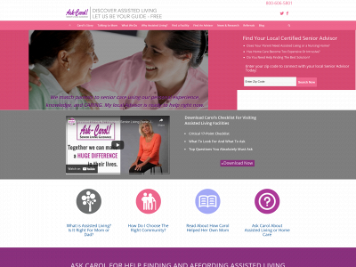 ask-carol.com snapshot