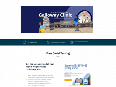 gallowayclinic.com snapshot