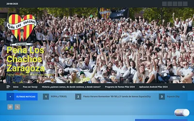loschachoszaragoza.com snapshot