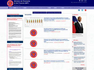 mef.gouv.ht snapshot