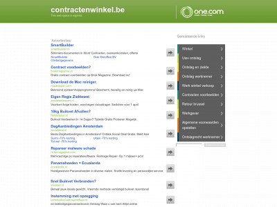 contractenwinkel.be snapshot