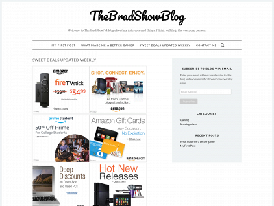 thebradshowblog.com snapshot