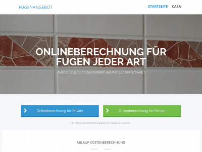 fugenangebot.ch snapshot