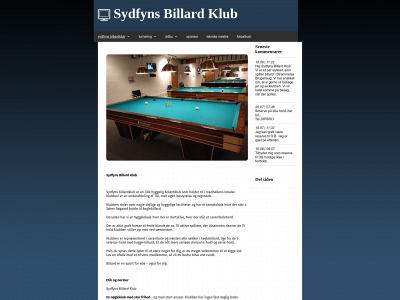 sydfynsbillardklub.dk snapshot