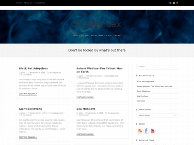 smokehoax.com snapshot