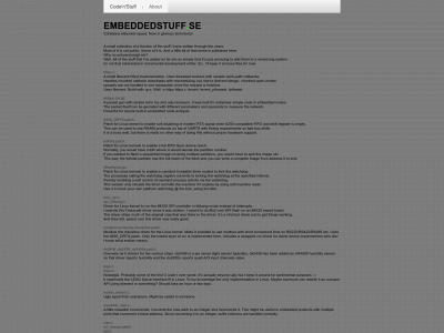 embeddedstuff.se snapshot