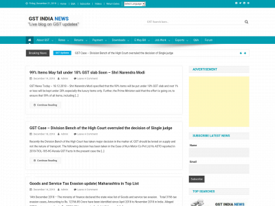 www.gstindianews.info snapshot
