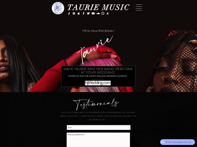 tauriemusic.com snapshot